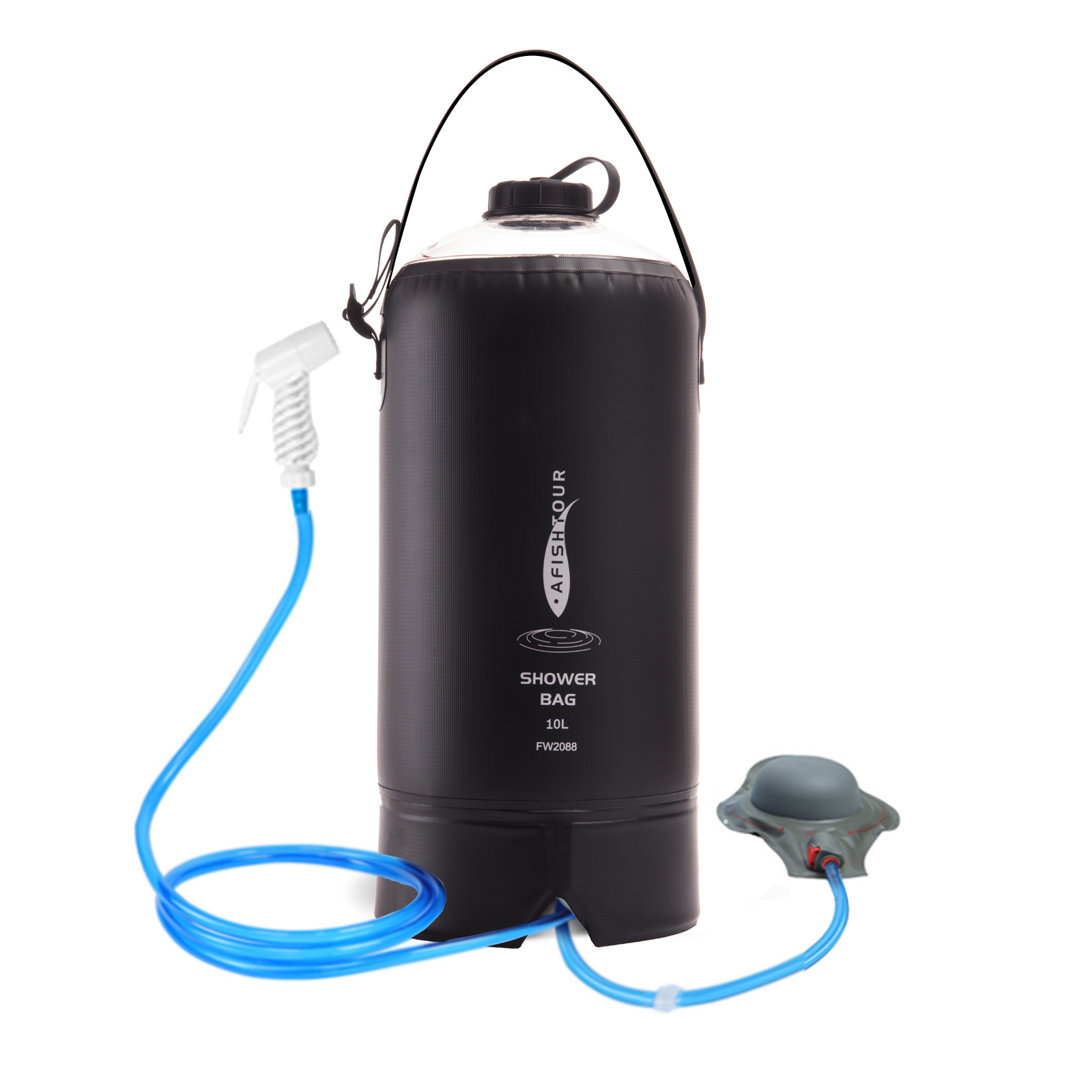Picture of camping supplies water bag outdoor bath bag camping water storage bag cross border pvc portable solar shower bag