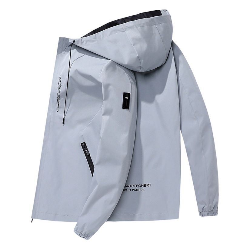 Popular Spring and Autumn jacket men's Korean-style hooded jacket handsome loose casual sports boys' jacket jacket