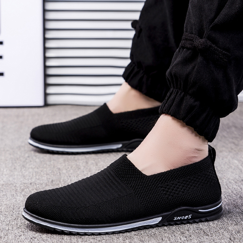 Summer new men's shoes mesh ventilation sports mesh shoes casual wind thin lightweight soft bottom factory supply casual shoes
