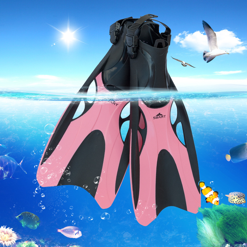 Squabar flippers adult adjustable swimming auxiliary equipment diving training frog shoes (flippers) F07