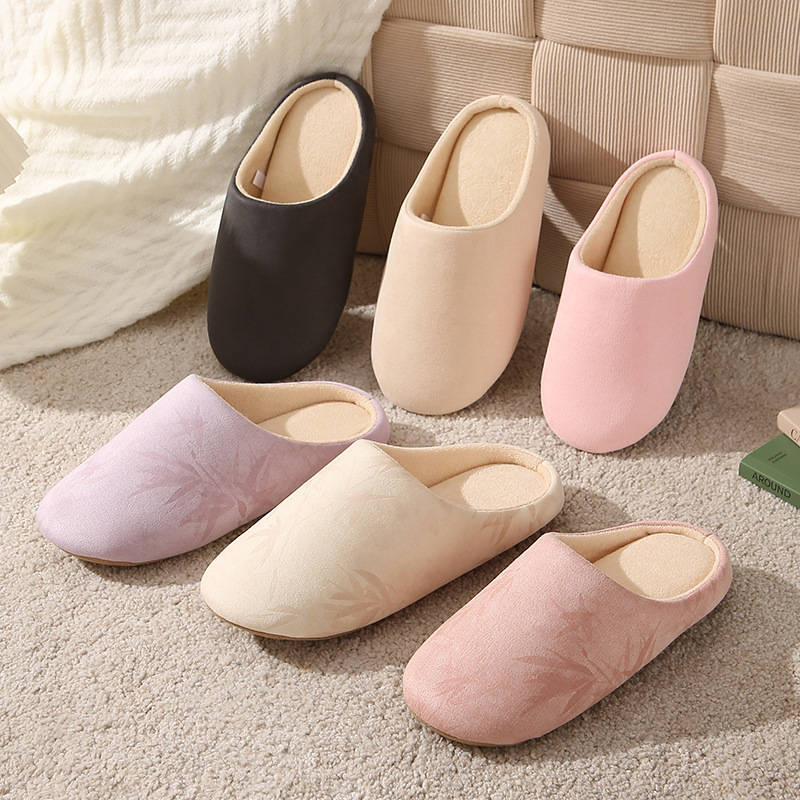 Slippers Japanese-style Machine Washable Silent Cloth Slippers Women's Soft Slab Sandals Indoor Home Office Floor