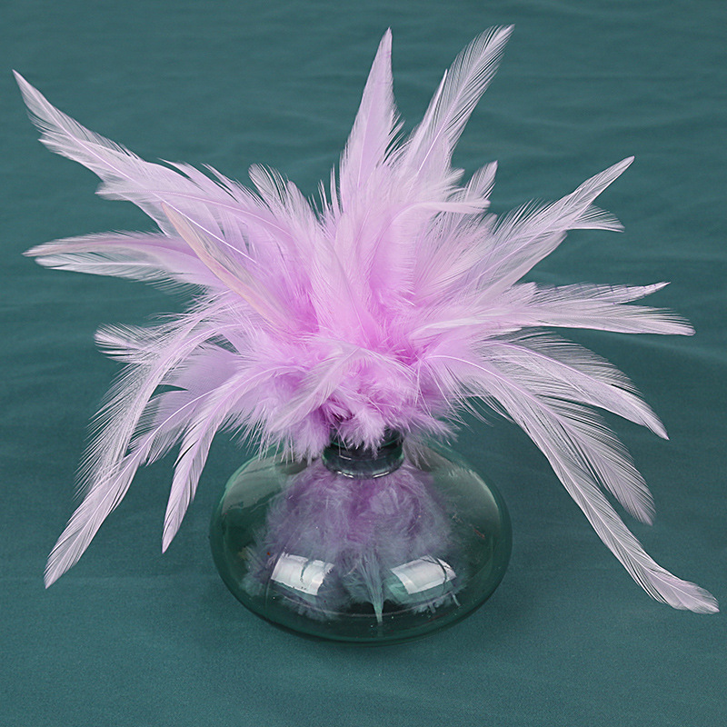 Picture of Factory wholesale diy color feather 200.00 cm-266.66 cm inch white pointed feather feather accessories dream catcher clothing decoration