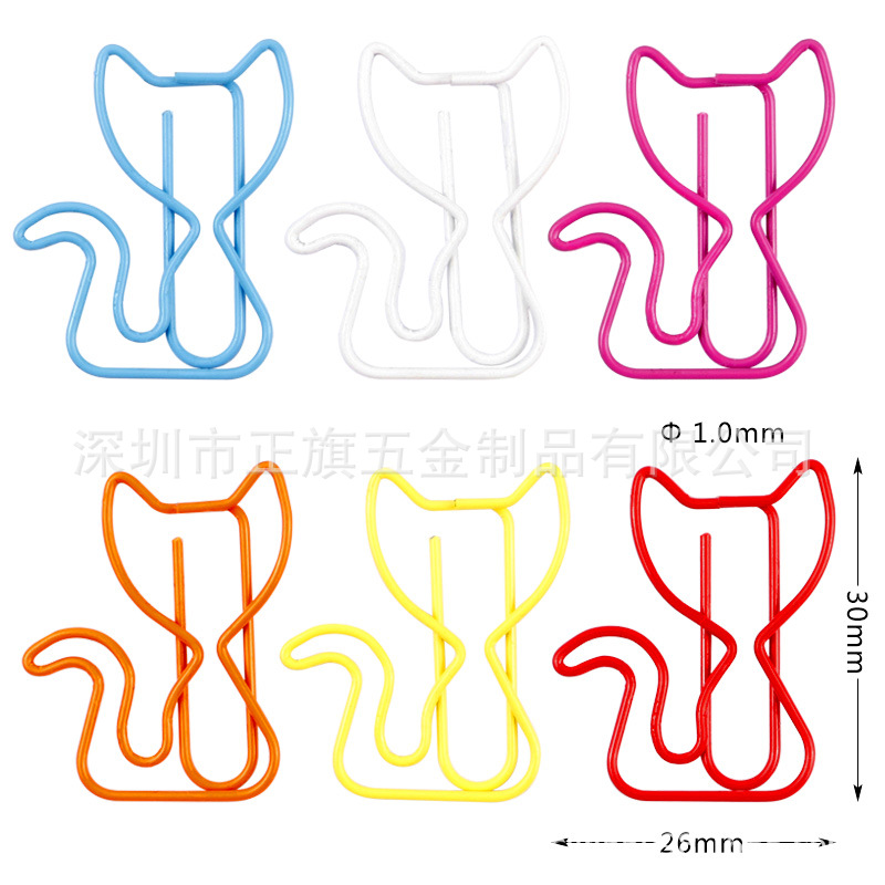 Dachshund dog curly-tailed cat paper clip palm foot airplane note special-shaped paper clip paper clip cross-border in stock
