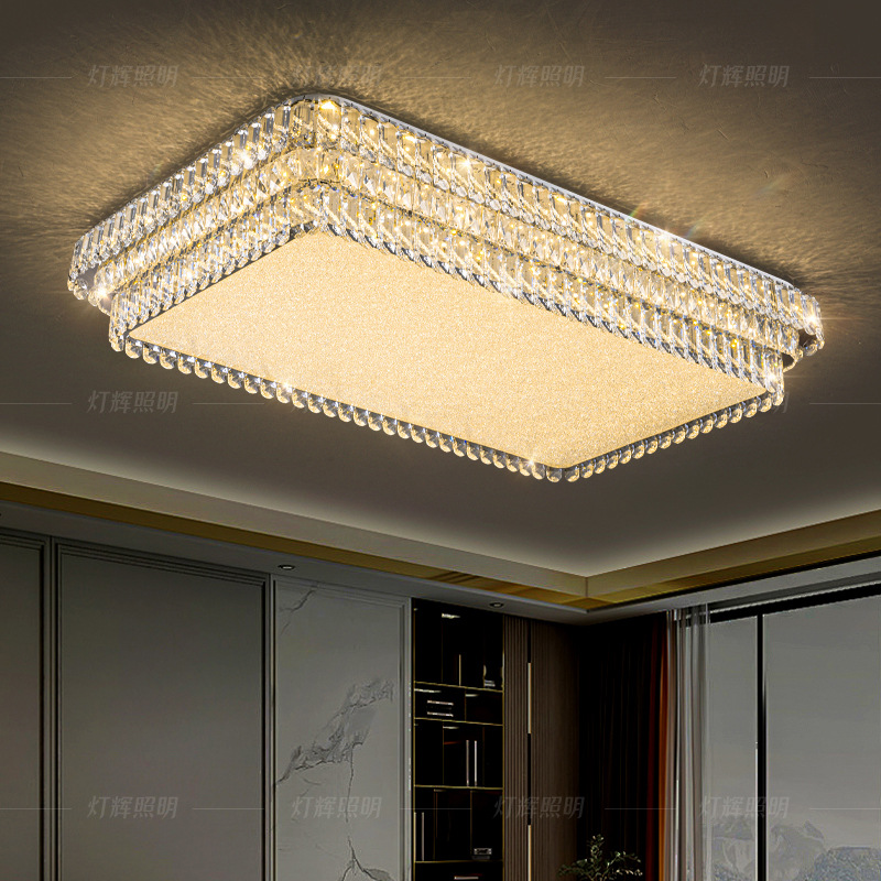 Crystal Ceiling Lamp, Accessible Luxury, Master Bedroom and Restaurant 2025 New Smart Super Bright Eye Protection Luxury Zhongshan Lamps