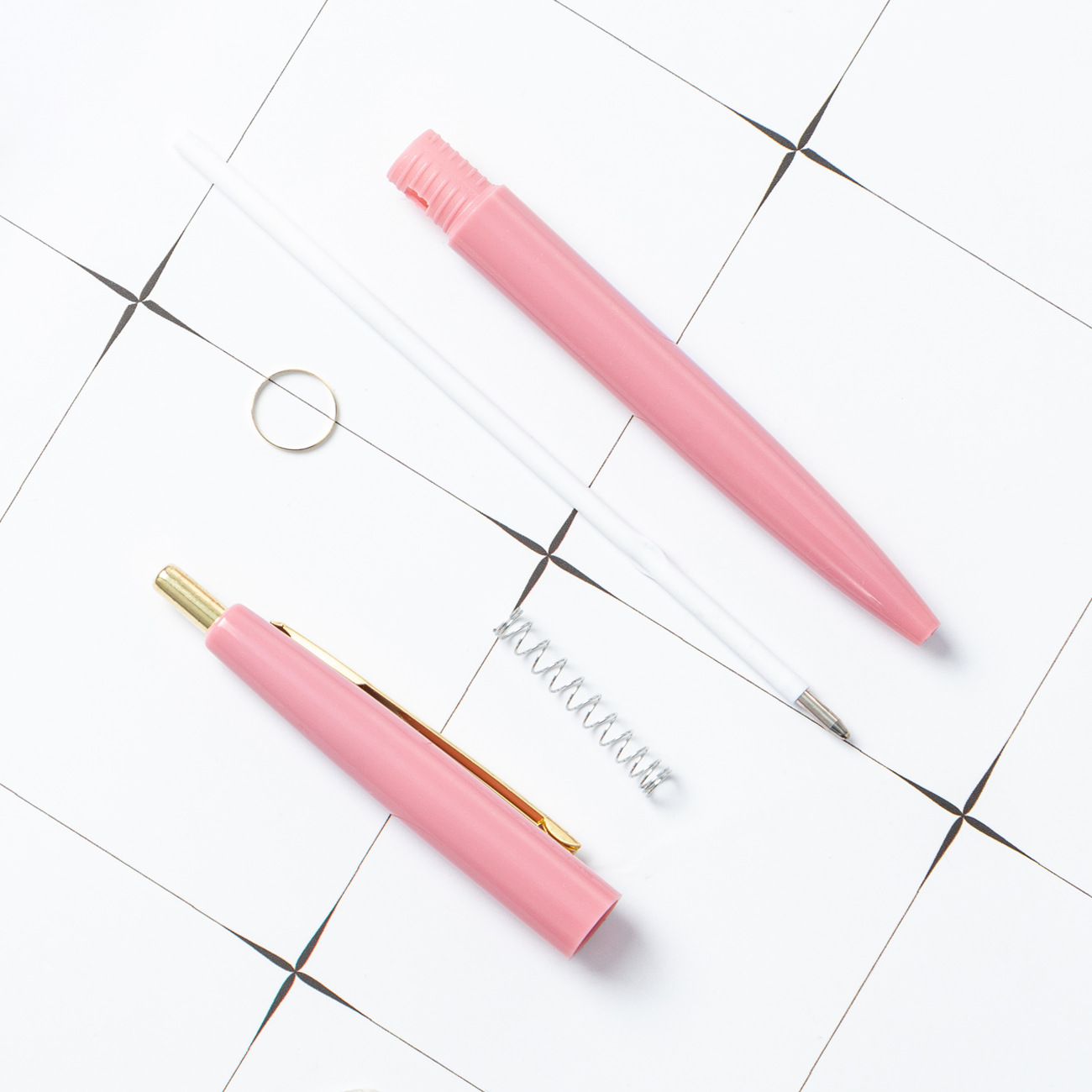 Picture of Press Multi-Color Ballpoint Pen Wholesale Office Stationery Student Plastic Ballpoint Pen Printed Logo Advertising Gift Promotional Pen