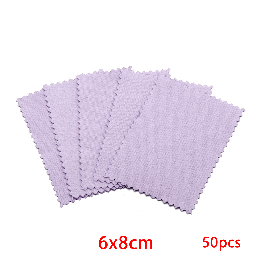 Picture of Jewelry Maintenance Square Marble Pattern Silver Wipe Double-sided Mirror Wipe Cloth Silver Gauze Suede Bright Silver Cloth