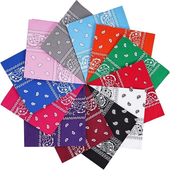 Polyester Large Square Scarf Cashew Flower Hip-Hop Headscarf Hiphop Headscarf Street Dance Hair Belt Fashion Scarf Scarf