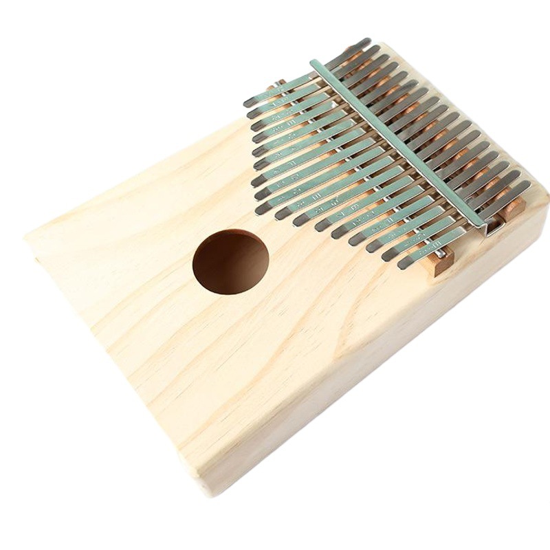 DIY Thumb Piano Kalimba 17-Tone Hand-Painted Wooden Musical Instrument Kidsren's Handmade Activity Warm-Up Music Material Package