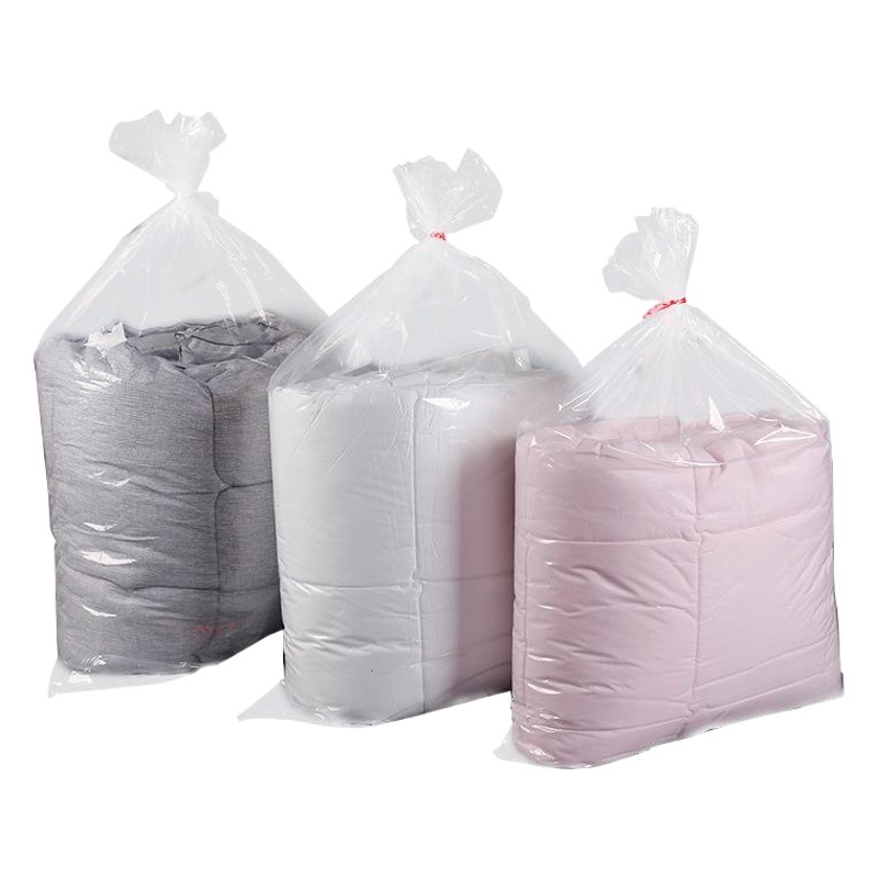 Large Flat Flap Pocket Pants Pe Film Plastic Packaging Bag Carton Inner Film Bag Moving Disposable Large Packing Quilt Bag