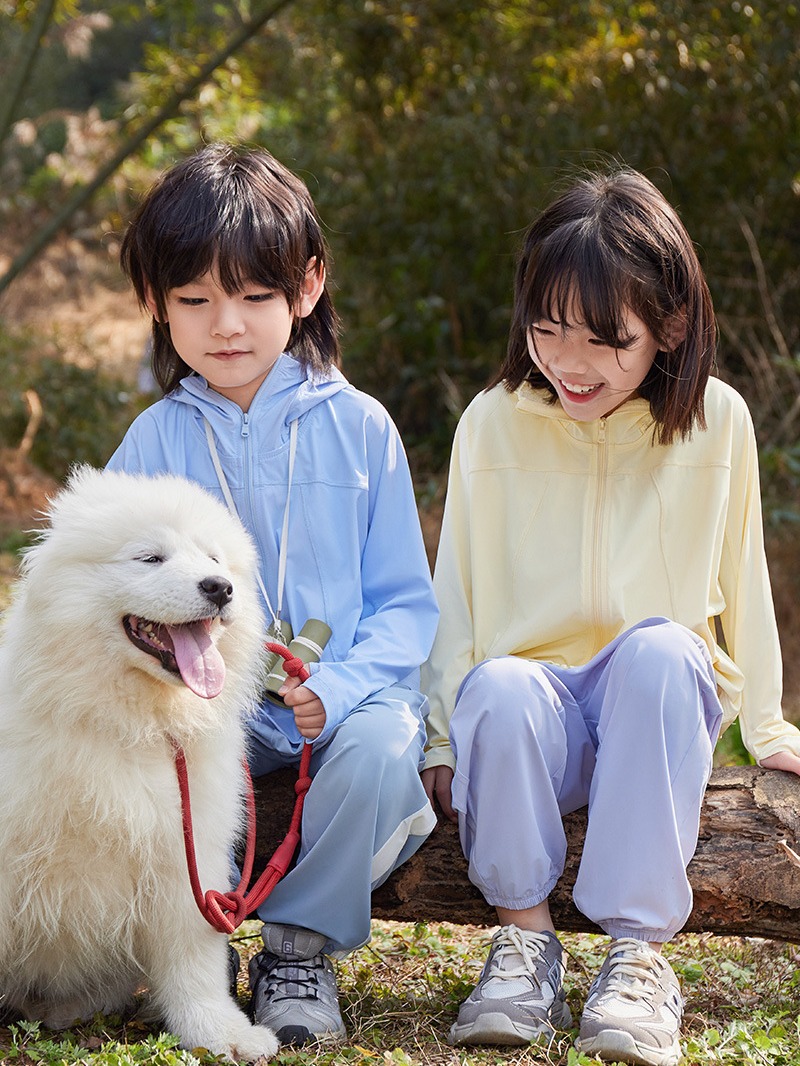 Tmall Children's Cool Breathable Sun Protection Suit Summer UV Protection Cloak Sun Protection Coat Skin Clothes