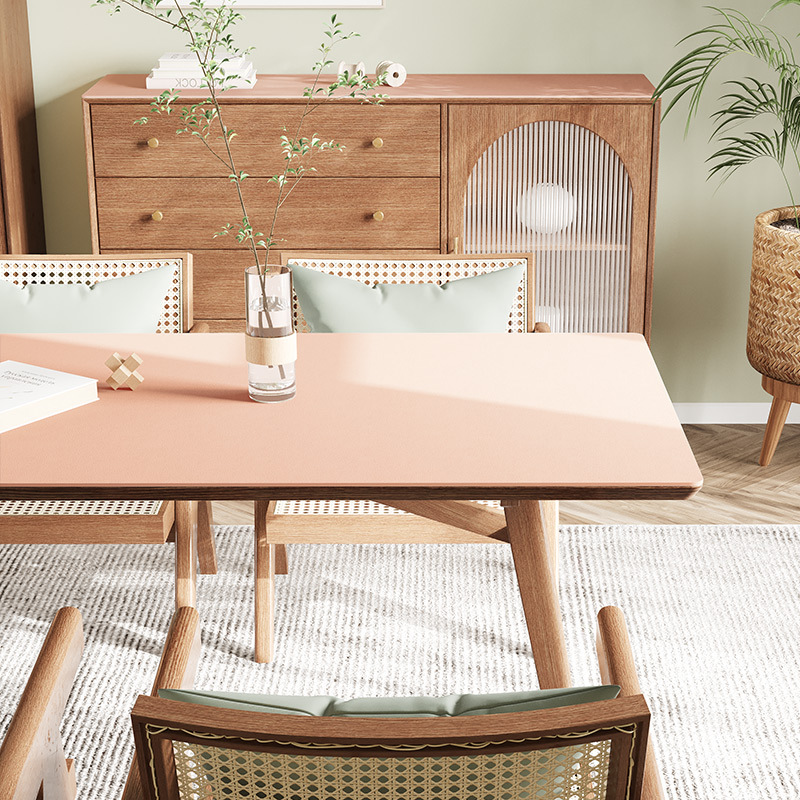 Picture of Spot solid color leather table mat table mat pvc leather waterproof oil-proof coffee table mat tablecloth wholesale