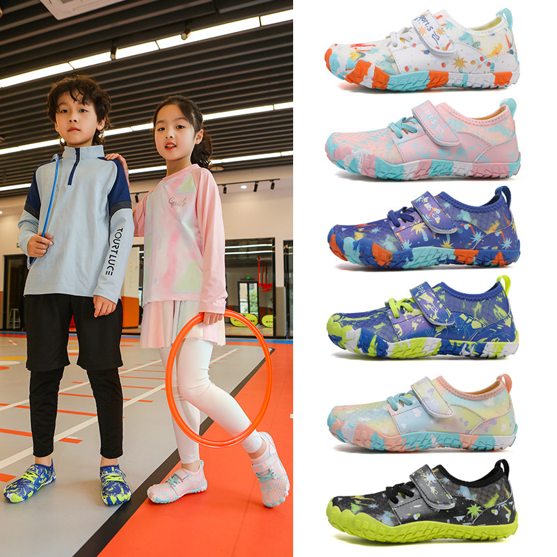 Children's beach shoes summer boys and girls quick-drying anti-slip anti-sand sea wading shoes girls water park swimming shoes