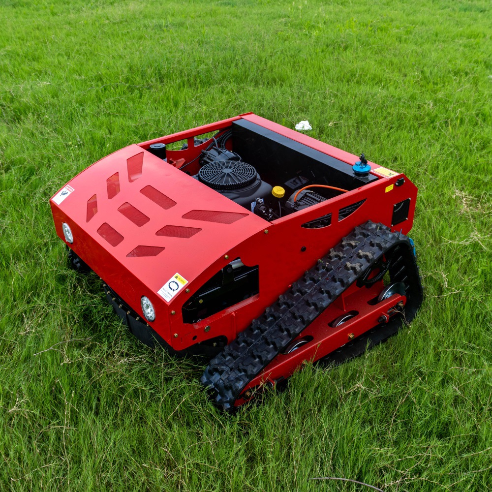 Picture of Source Manufacturer Remote Control Lawn Mower Robotic Lawnmower Ht800 Crawler Agricultural Weeding Machine