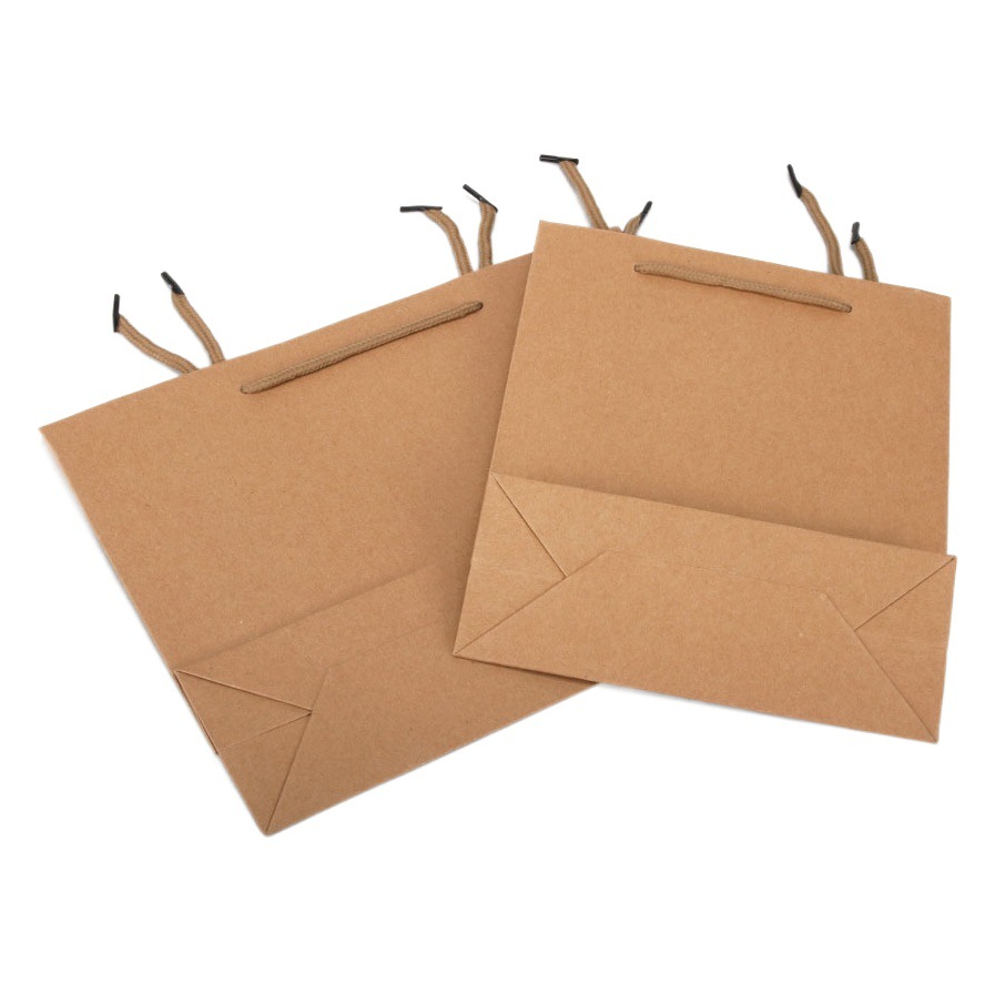 Kraft paper bag wholesale advertising clothing bag personalized gift bag printing thickened enterprise handbag moon cake bag