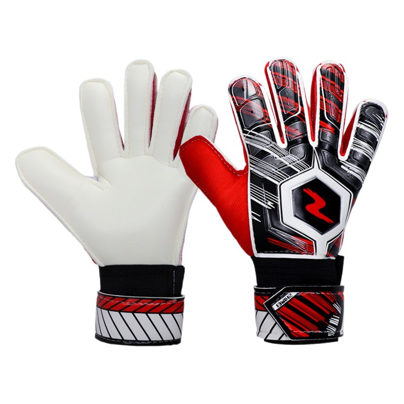 Youth football gloves children's football goalkeeper gloves latex anti-collision adult goalkeeper gloves hand guard anti-collision