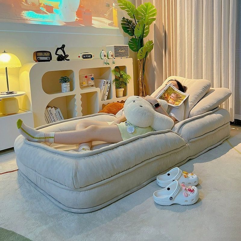 Human Doghouse Giant Lazy Sofa Reclining and Sleeping Single Tatami Folding Balcony Bedroom Small Sofa Lounge Chair