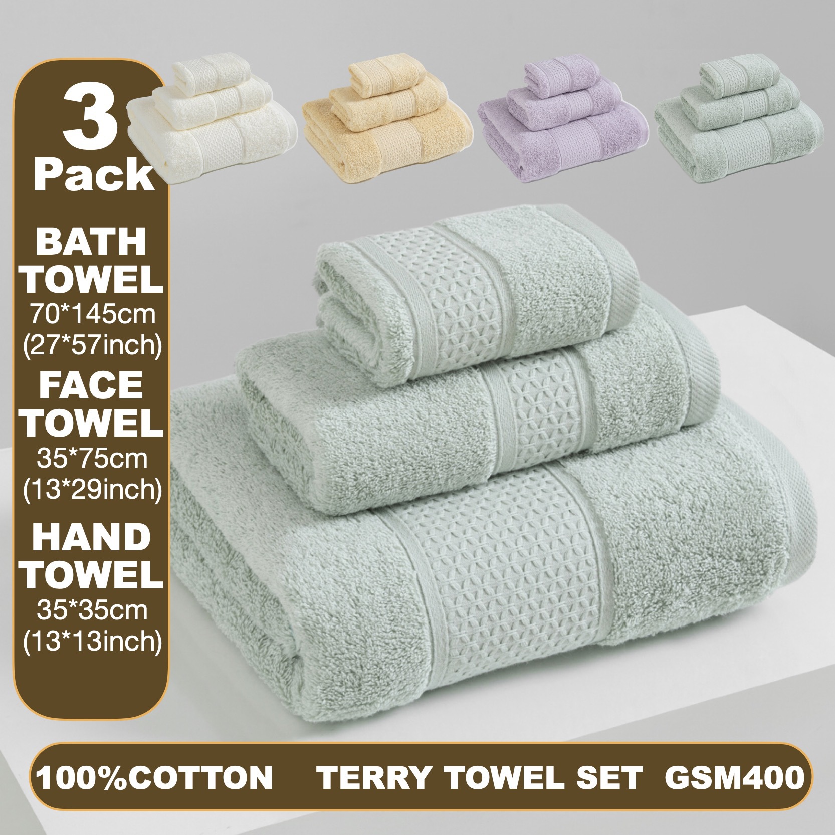 Long-Staple Cotton Bath Towel, 100% Cotton, Thickeneded, Household Type a Bath Towel, Strong Water Absorption, Lint-Free, Pure Cotton Bath Towel