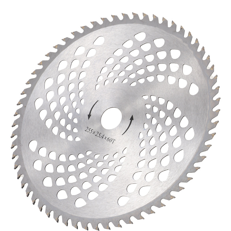 Picture of Lawn mower blade diamond manganese steel thickened lengthened alloy brush cutter accessories weeding tool circular saw blade