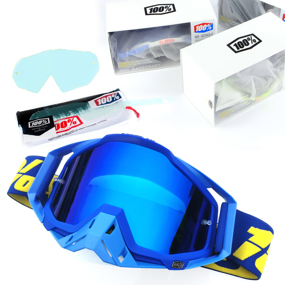 Set of Ready-Made Motorcycle Dh Downhill Goggles Outdoor Uv Helmet Off-Road Goggles Motorcycle Protective Equipment