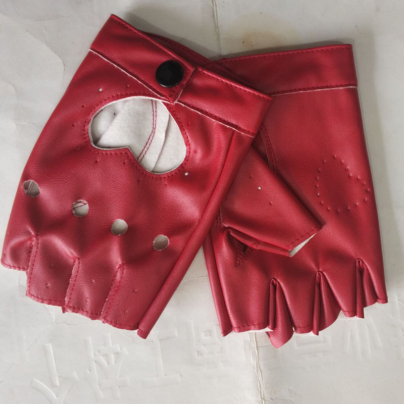 Picture of Cross-border wholesale half-finger gloves European and American women DS heart half-finger gloves stage nightclub pole dance performance gloves