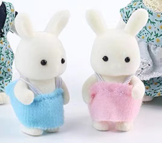 Picture of Sensenong Le Animal Family Mini Rabbit Doll House Children's Play House Simulation Villa Set Girls Toys Wholesale