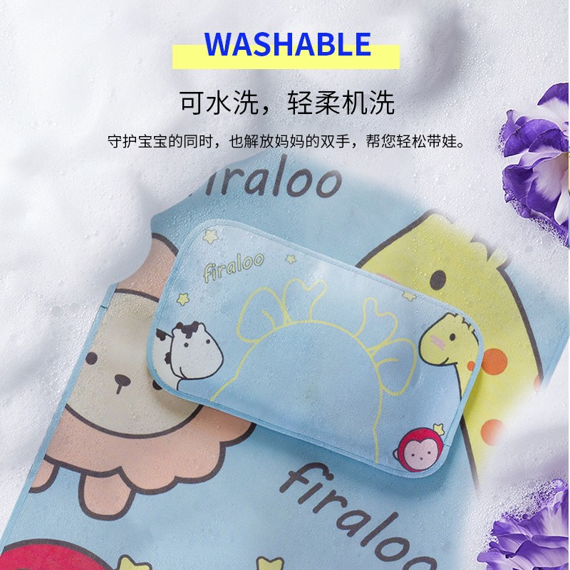 Picture of Baby mat breathable sweat summer ice silk washing children's kindergarten mat newborn baby crib