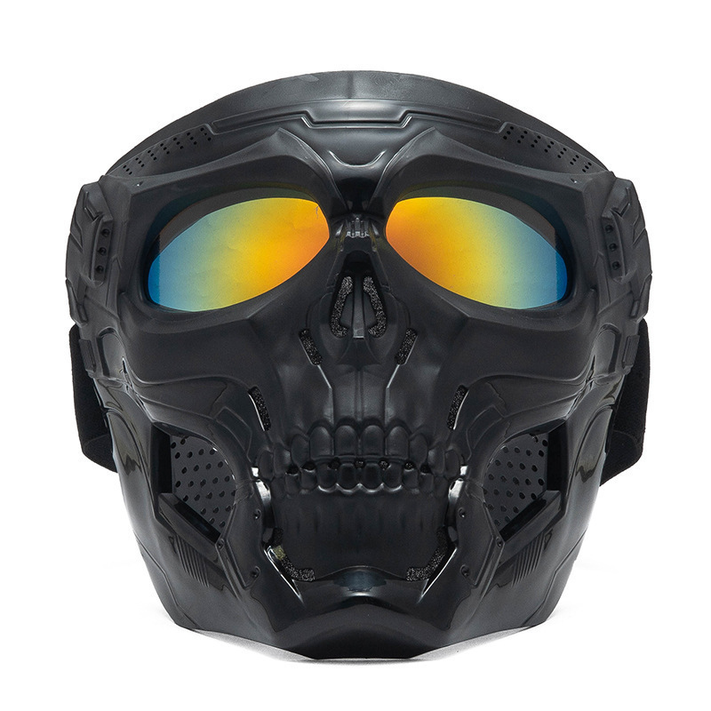 Picture of Off-Road Motorcycle Goggles Sports Cycling Harley Goggles Hood Motorcycle Cycling Goggles Tactical Helmet