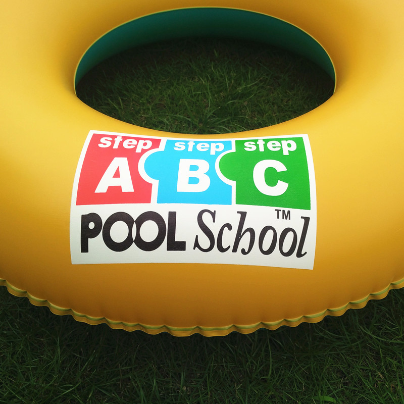 Picture of Factory hot-selling inflatable swimming ring swimming ring thickened adult floating ring letter Bai shell swimming ring