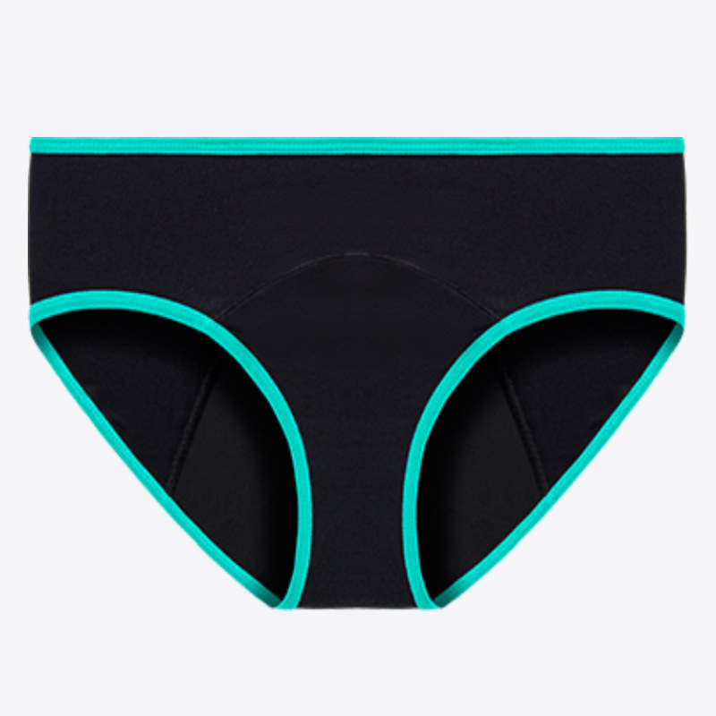 Picture of Foreign trade color side menstrual period underwear women's cross-border low waist plus size large flow three-layer menstruation period underwear