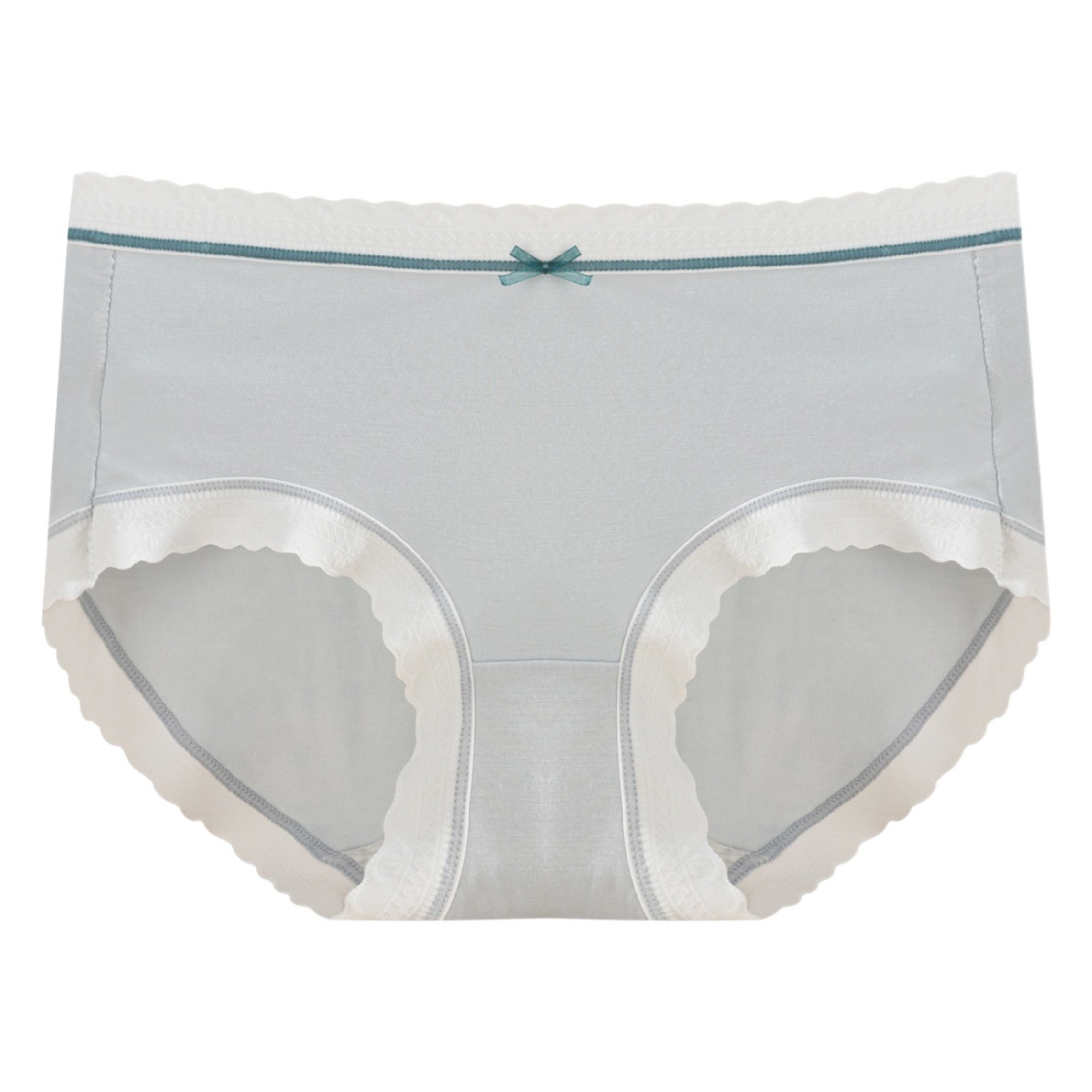 Pure Cotton Seamless Underwear Women's Mid-Waist Pure Cotton Antibacterial Crotch Japanese Style Girls' Student Large Size Chubby Girls' Briefs