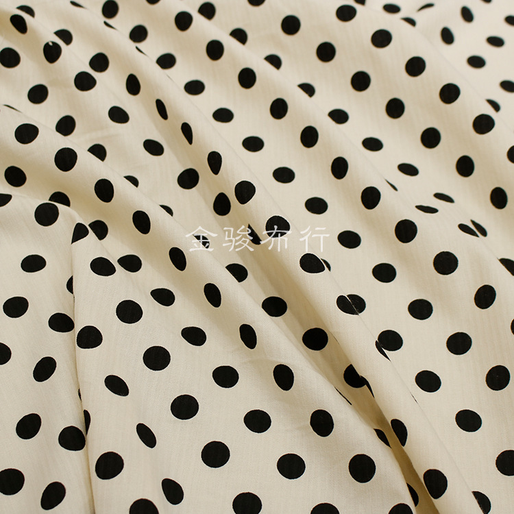 Classic rules 1.4cm pollae dot printed cotton women's dress for girls clothing fabric children's jacquard cloth