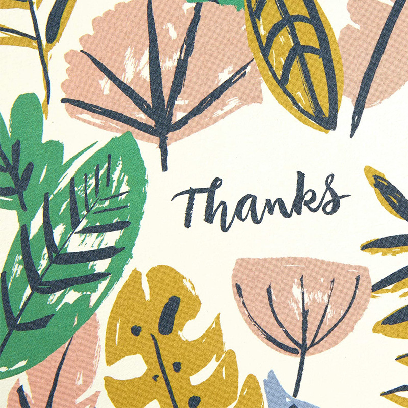 Picture of 50 sheets/pack vintage flower thank you card handwritten blank blessing gift card postcard gift decoration greeting card