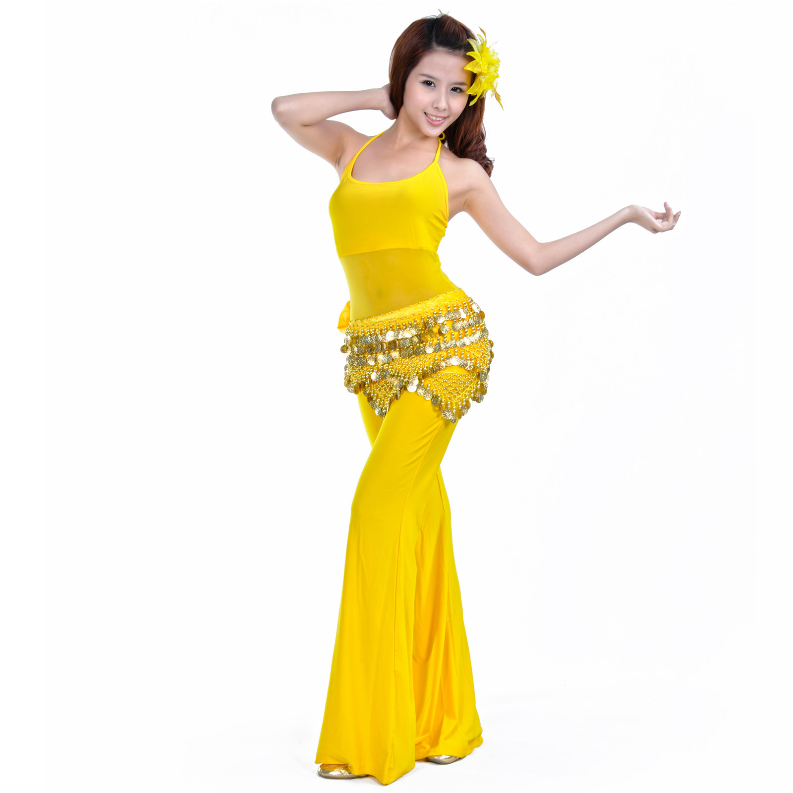 Picture of Dancer Original 320 Currency Three Straight Two Corner Waist Chain Belt Belly Dance Clothing Company Belly Dance Waist Chain