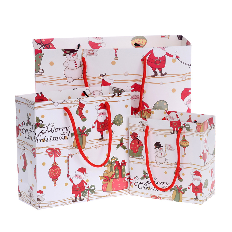 Picture of New Christmas Gift Bag Cartoon Gift Bag Christmas Candy Bag Gift Bag Gift Bag Paper Bag Cute Gift Bag
