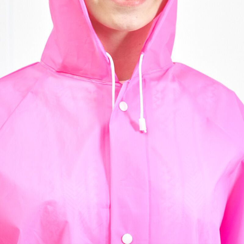 Picture of Thickened Fashion EVA Non-Disposable Raincoat Adult Outdoor Hiking Poncho Portable One-Piece eva Raincoat Wholesale