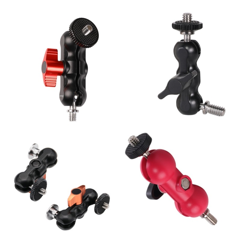 Picture of Small magic hand bracket double head screw connection strange hand magic arm bracket flash pea clip pea pod
