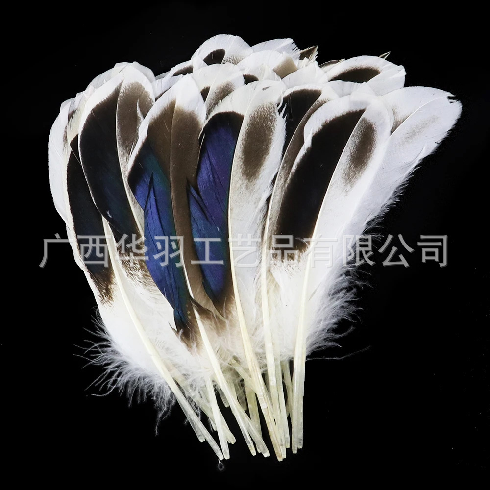 Picture of DIY Feathers, Natural Duck Feathers, Duck Feathers for Jewelry, Indian Headdress, Handmade Craft Decoration Materials, Creative and Natural