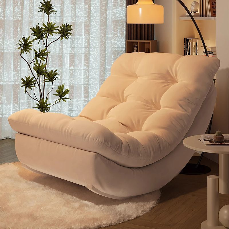 Lazy Internet Celebrity Rocking Chair Moon Rocking Lounge Chair Sofa Chair for Balcony Home Living Room, Reclining and Sleeping, Not Easy to Collapse
