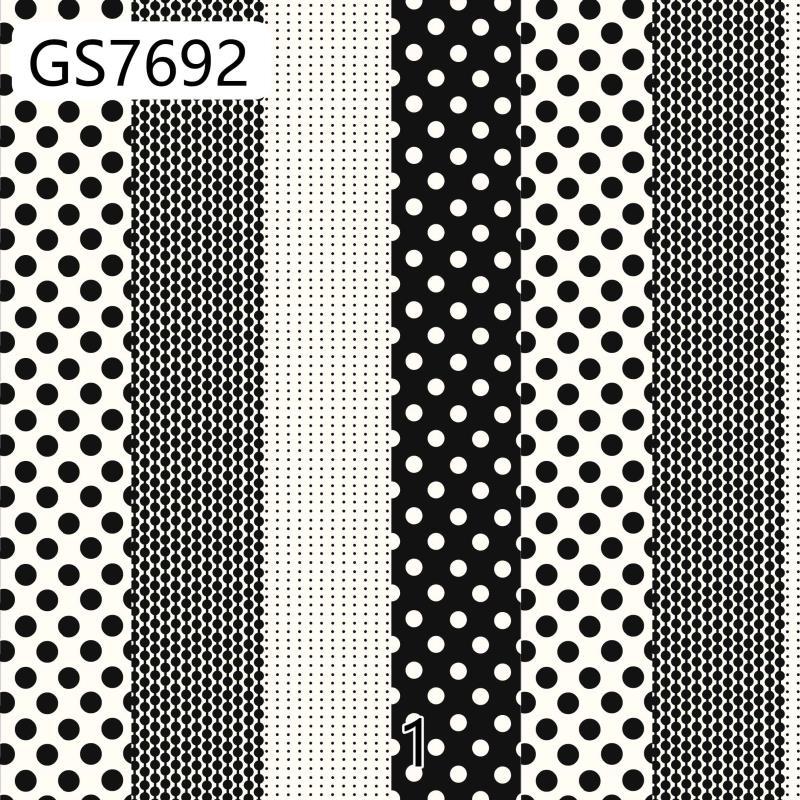Cotton 60-Count Digital Printing Fabric Heart Polka Dot Plaid Geometric Kidsren's Clothing Family Clothing DIY Cloth Bag Flower Fabric