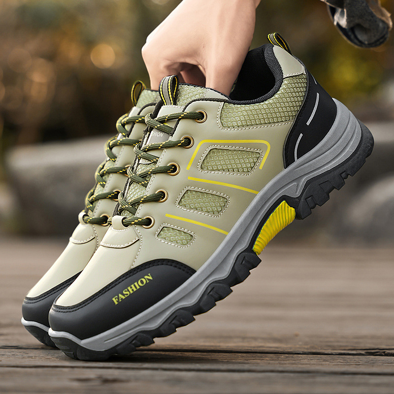 Labor protection shoes men's shoes spring new breathable non-slip work shoes for construction site outdoor sports leisure hiking shoes for men