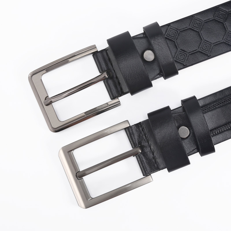 Picture of New European and American casual Joker men's pin buckle belt PU washed microfiber belt pants belt stall supply wholesale