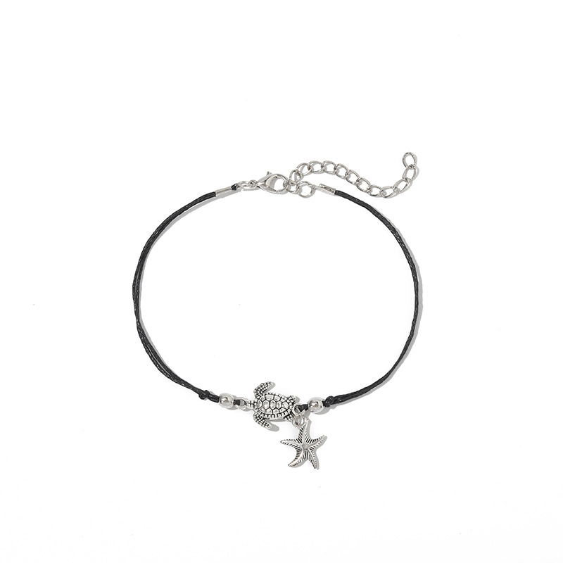 Picture of AliExpress hot selling anklet European and American beach bohemian starfish turtle wear rope simple anklet wholesale women