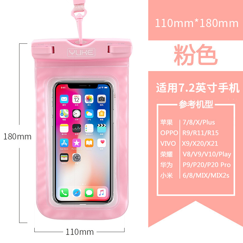 Picture of Waterproof Bag Diving Case Hot Spring Rafting Swimming Waterproof Phone Case Delivery Rider Phone Bag Kayak Outdoor