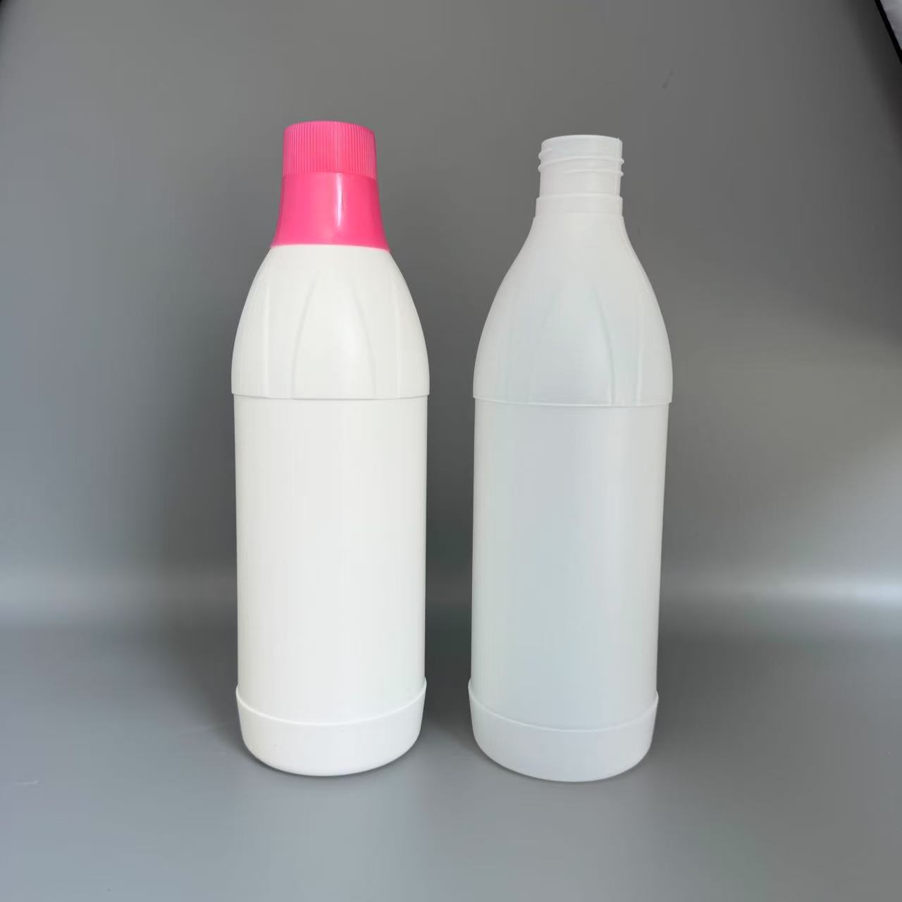Disinfectant Bottle 800ml Flip-Top Plastic Disinfectant Bottle Manufacturer Sells White Disinfectant Plastic Bottle
