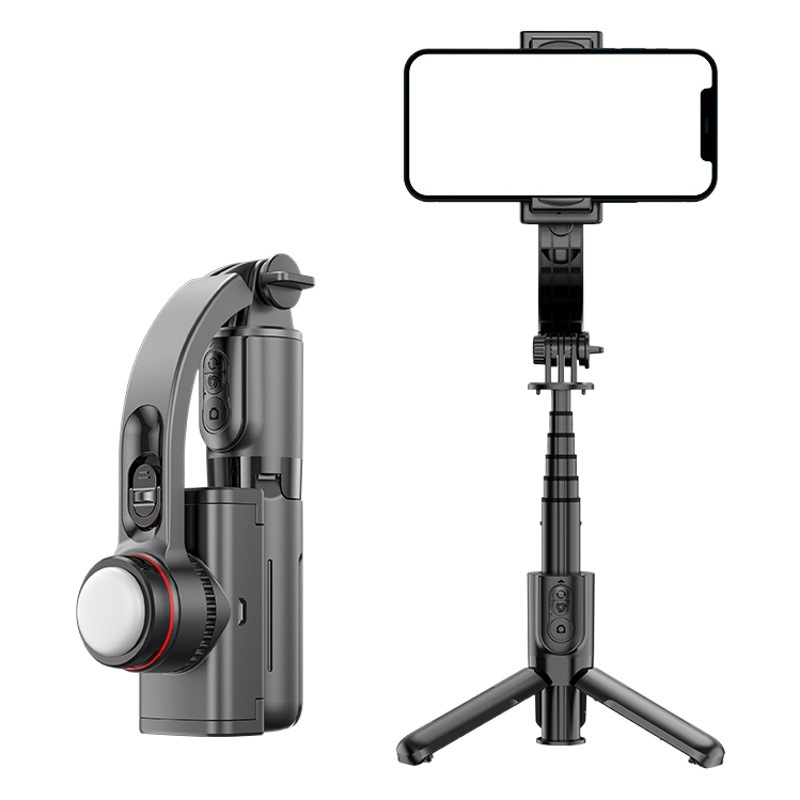 L18S Bluetooth Selfie Stick Anti-Shake Retractable Handheld Stabilizer Mobile Phone Holder Desktop Live Broadcast Gimbal Video Shooting