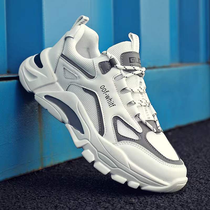 Casual Men's Shoes 2025 New Spring and Autumn Hollow Pointed Running Shoes Casual Strap Mesh Breathable Men's sneaker