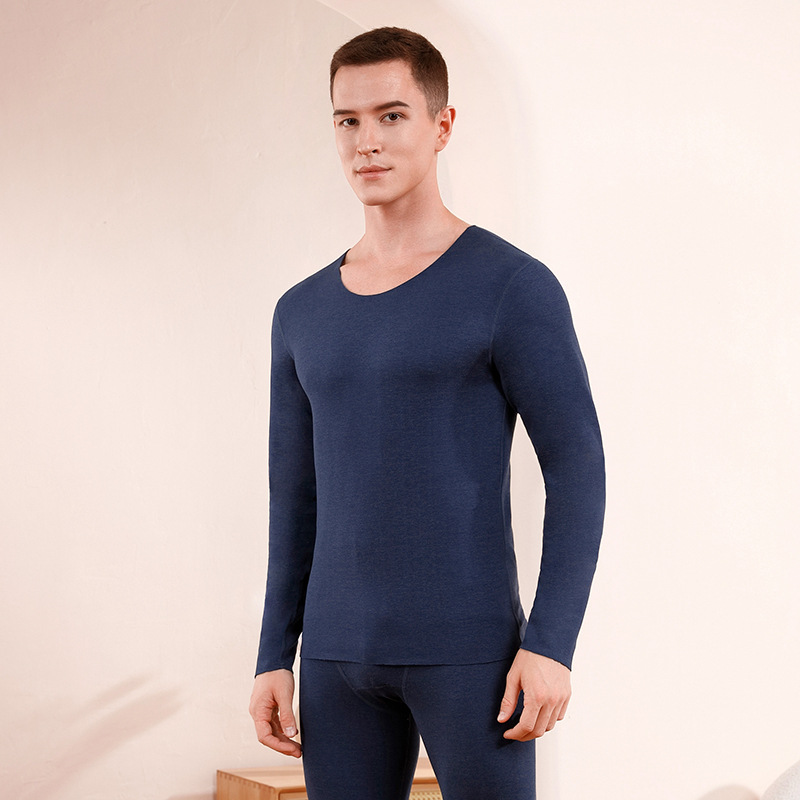 Picture of Cashmere silk thermal underwear women's suit winter bottoming velvet seamless heating autumn clothes long pants men's warm clothes