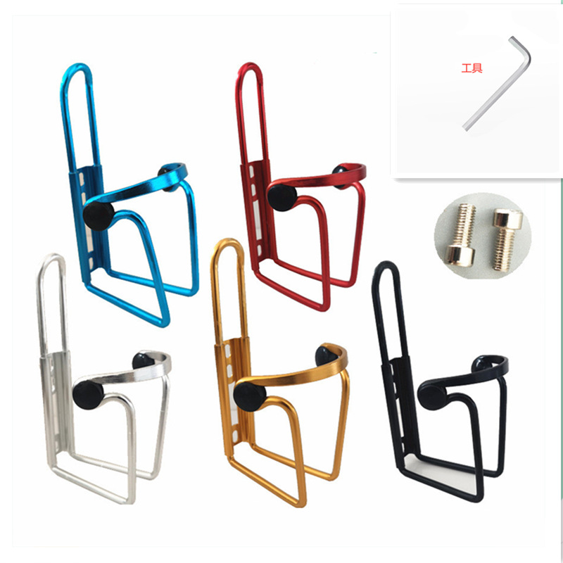 Picture of Manufacturer Wholesale Bicycle Water Bottle Rack Mountain Bike Riding Double Bead Aluminum Alloy Water Cup Holder Dead Fly Bicycle Accessories