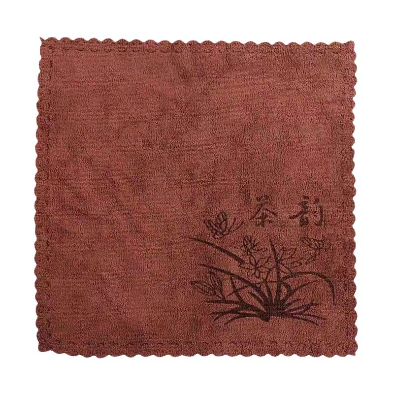 Picture of Tea Towel Thickened Absorbent Tea Towel Tea Table Rag Small Square Towel Kung Fu Tea Mat Pot Towel Independent Packaging Fixed Logo