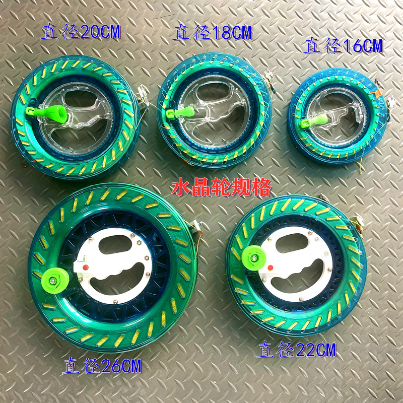 Picture of Kite Reel Crystal Reel Kite Line Wheel Hand-Held Reel Small Red Reel Line Board Flying Reel with Line Wholesale